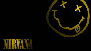 Emotive Smiley Logo Of Legendary Band, Nirvana Wallpaper