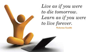 Empowering Education Quote Wallpaper