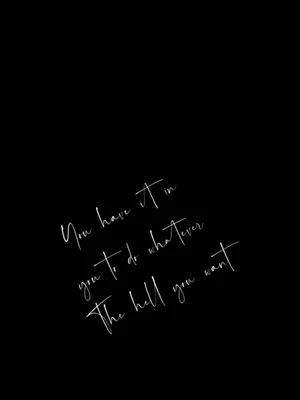 Empowerment Mantra Black Background Wallpaper