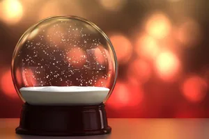 Empty Snow Globe Magic Wallpaper