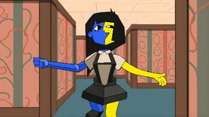 Ena Character In Animated Scene Wallpaper