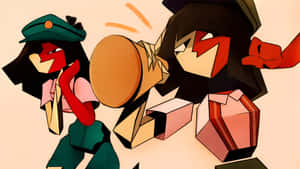 Ena Characters In Action Wallpaper