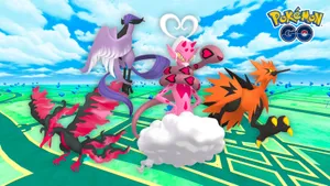 Enamorus And The Phoenix Pokemons Wallpaper
