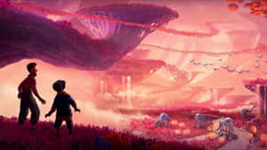 Enchanted_ Alien_ Landscape_ Adventure.jpg Wallpaper