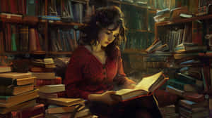 Enchanted Evening Reading Wallpaper