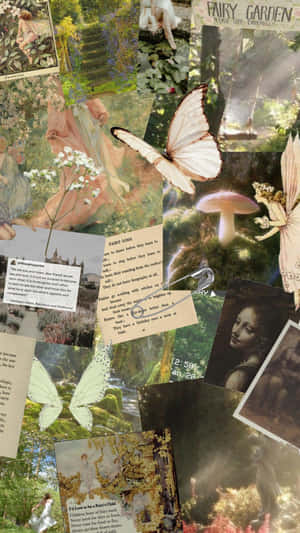 Enchanted_ Fairycore_ Collage Wallpaper