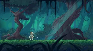 Enchanted_ Forest_ Adventure_ Game_ Scene Wallpaper