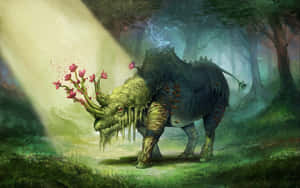 Enchanted_ Forest_ Beast Wallpaper