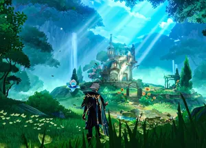 Enchanted Forest Castle Adventure Wallpaper