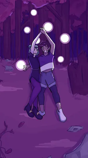 Enchanted Forest Dance Wallpaper