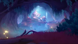 Enchanted Forest Glade Wallpaper