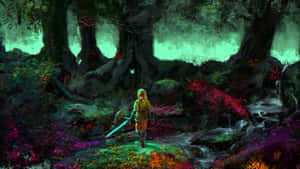 Enchanted Forest Link Adventure Wallpaper