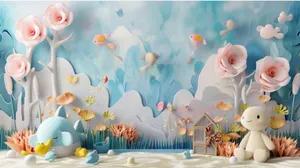 Enchanted Forest Nursery Decor Wallpaper