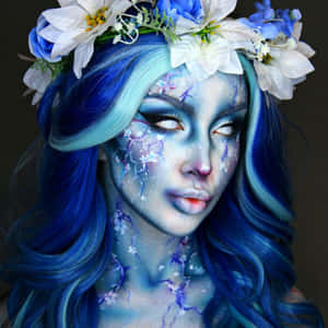 Enchanted_ Forest_ Nymph_ Fantasy_ Makeup Wallpaper