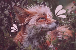 Enchanted Fox Glade Wallpaper