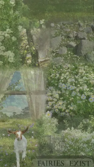 Enchanted_ Garden_ Fairy_ Grunge_ Aesthetic.jpg Wallpaper