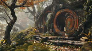 Enchanted Goblincore Forest Home Wallpaper