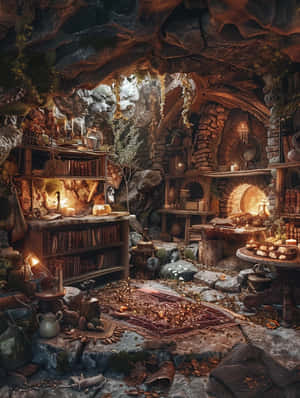 Enchanted Goblincore Haven.jpg Wallpaper