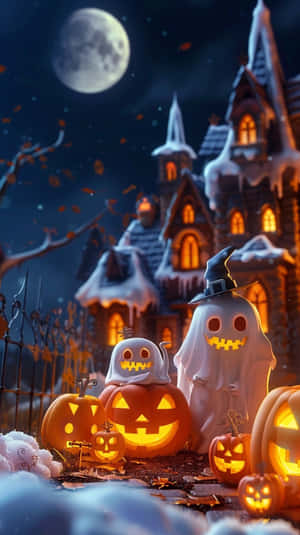 Enchanted Halloween Night Wallpaper