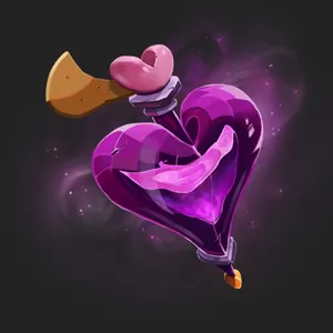 Enchanted Love Potion Bottle Wallpaper