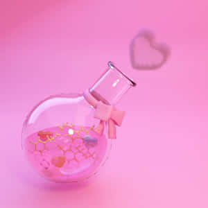 Enchanted Love Potion Bottle Wallpaper