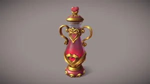 Enchanted Love Potion Bottle Wallpaper
