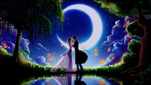 Enchanted_ Moonlight_ Dance Wallpaper