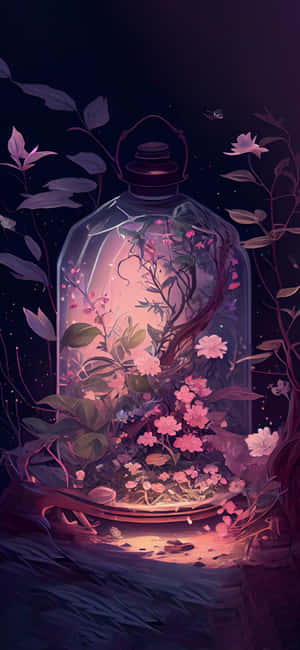 Enchanted_ Nature_ Terrarium_ Dark_ Fairycore_ Aesthetic.jpg Wallpaper