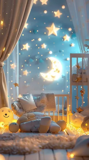 Enchanted Nursery Room Decor Wallpaper