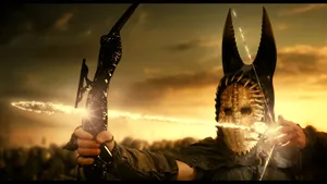 Enchanted Realm - A Dystopian Landscape Wallpaper