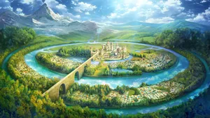 Enchanted_ River_ Kingdom Wallpaper