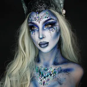 Enchanted_ Siren_ Fantasy_ Makeup Wallpaper