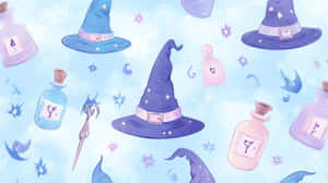 Enchanted_ Witchcraft_ Pattern Wallpaper