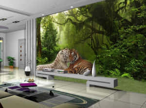 Enchanting 3d Forest Landscape Wallpaper