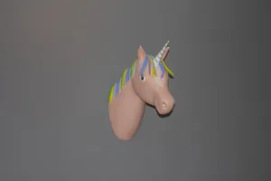 Enchanting 3d Unicorn In A Magical Forest Wallpaper