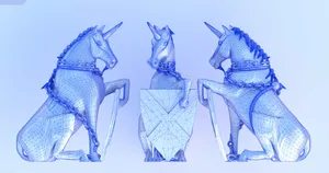 Enchanting 3d Unicorn In A Magical Forest Wallpaper