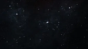 Enchanting Dark Sky With Stars And Clouds Wallpaper