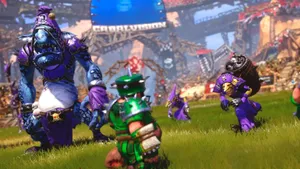 Enchanting Fantasy Game Battle Scene Wallpaper