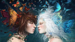 Enchanting Fantasy Love Wallpaper