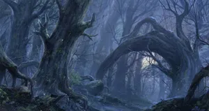 Enchanting Forest Pathway Wallpaper