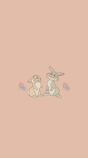 Enchanting Illustration Of Miss Rabbit Wallpaper
