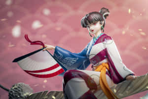 Enchanting Kagura Of The Wind From Inuyasha Wallpaper