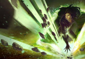 Enchanting Magical Spell In Action Wallpaper