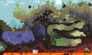 Enchanting Minecraft Fan Art - An Adventurous Journey To The Pixel World Wallpaper