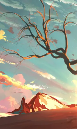 Enchanting Nature's Canvas Wallpaper