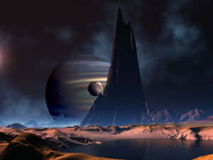 Enchanting Otherworldly Landscape Wallpaper