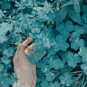 Enchanting Pastel Blue Green Gradient Wallpaper Wallpaper