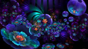 Enchanting Psychedelic Fractal Universe Wallpaper