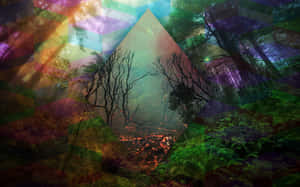 Enchanting Psychedelic Nature Wallpaper