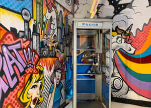 Enchanting Rainbow Over Tranquil Ocean Wallpaper